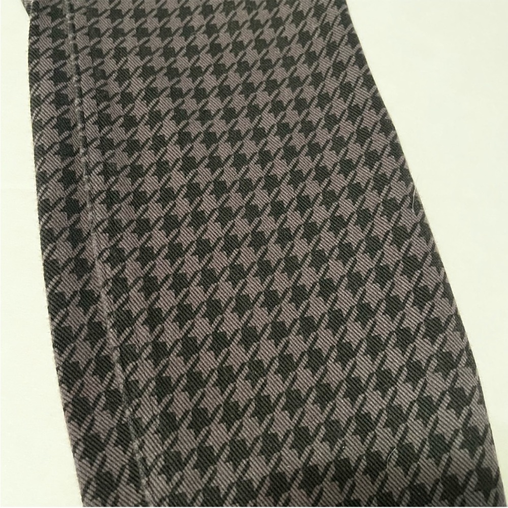 Spanx Black Gray Houndstooth Ankle Jegging Leggings‎ Womens Medium Two Pockets - Picture 7 of 13